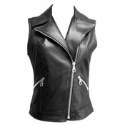 Leather Vest Women (2)